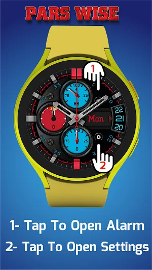 Pars Wise Analog Watch Face screenshot 5