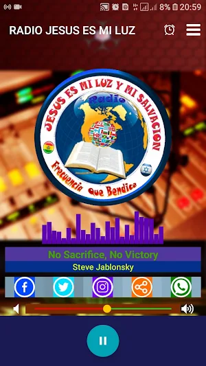 RADIO JESUS ES MI LUZ Y MI SALVACION Screenshot 2