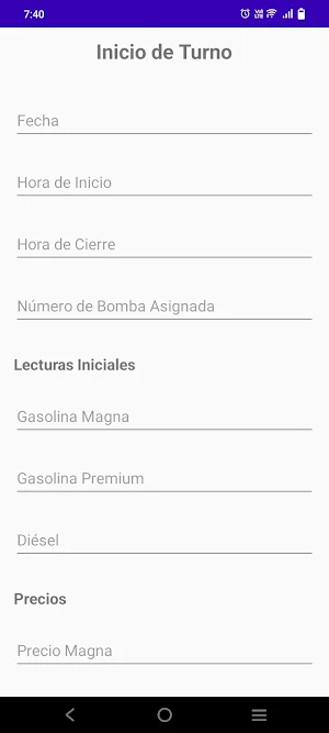 TurnoGas Cierre de Turno Fácil Screenshot 1