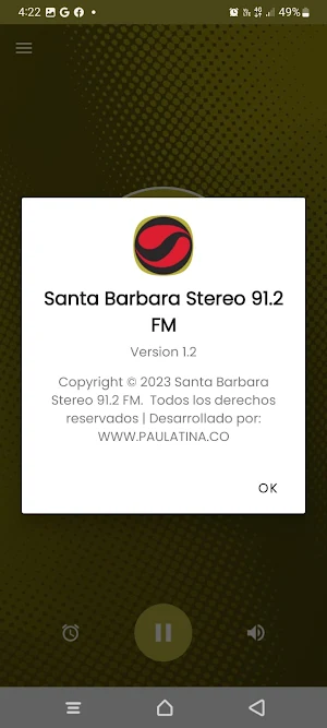 Santa Barbara Stereo 91.2 FM Screenshot 2
