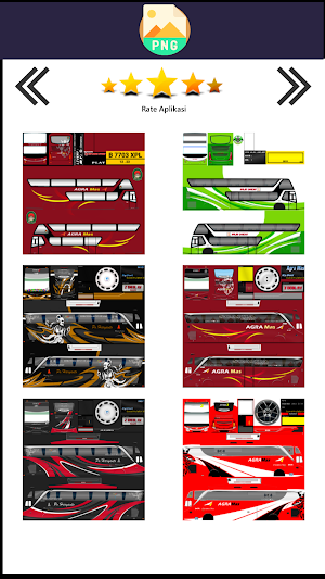 Livery Bussid Agra Mas Screenshot 1