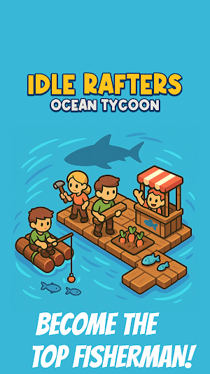 Idle Rafters: Ocean Tycoon Screenshot 0