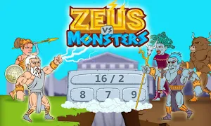 Math Games - Zeus vs. Monsters Screenshot 0