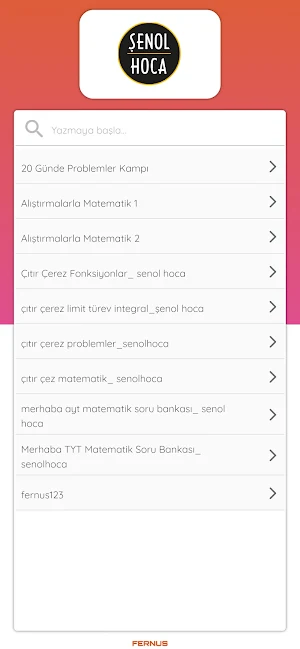 Şenol Hoca Çözümler Screenshot 0