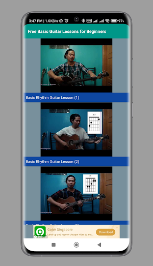 Basic Guitar Lessons Screenshot 1
