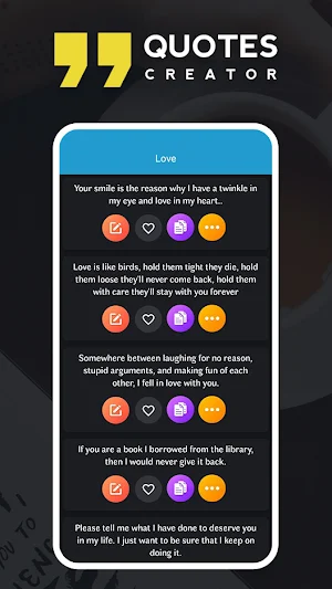 Inspirational Quotes Creator Screenshot 2