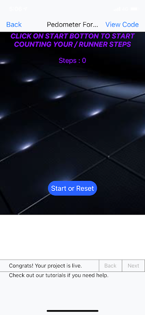 Pedometer for Runners Screenshot 1