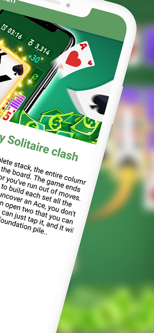 Solitaire Clash_Win Cash ayuda Screenshot 3