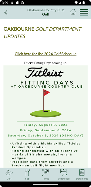 Oakbourne Country Club Screenshot 3