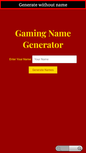 Gamer NickName Generator Screenshot 0