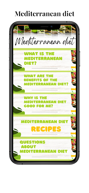 Mediterranean diet : recipes Screenshot 0