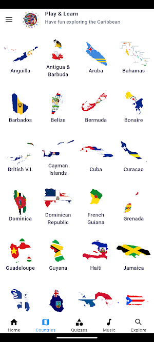 Caribbean App Screenshot 1