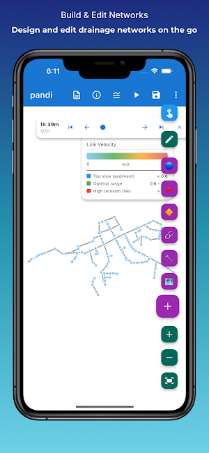HydroSewer - Drainage Network Screenshot 2