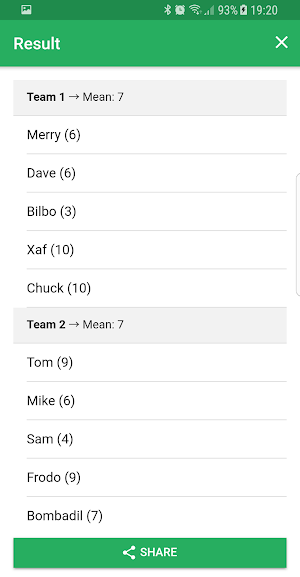 Team Maker - Balanced Random Football Teams Screenshot 2
