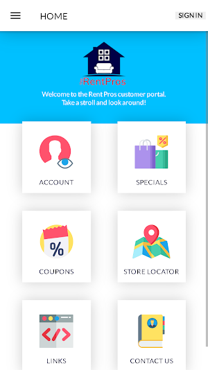 RentPros Customer Portal Screenshot 3