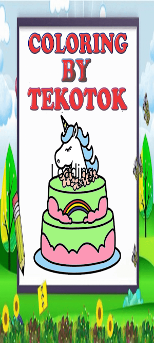 Birthday Cake Coloring Screenshot 0