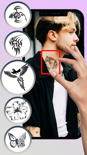 Tattoo Photo Editor App Screenshot 1