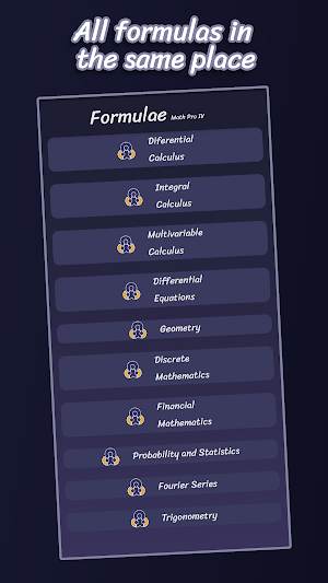Formulae Math Pro English Screenshot 1