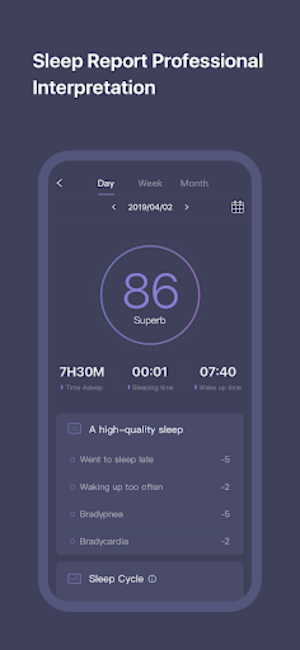 SleepNote Screenshot 2