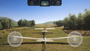 Glider Realistic Plane Flight Screenshot 0