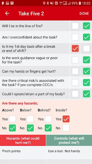 Take 5 - Take5 - Take Five - Prestart Checklist Screenshot 0