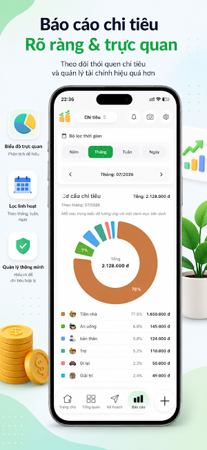 Sổ chi tiêu: Quản lý tài chính Screenshot 3