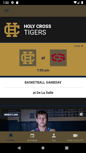 Holy Cross School Athletics Screenshot 0