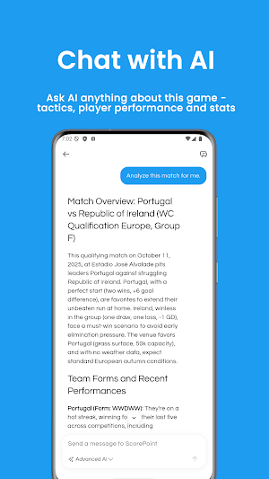 ScorePoint - Live Scores & AI Screenshot 2