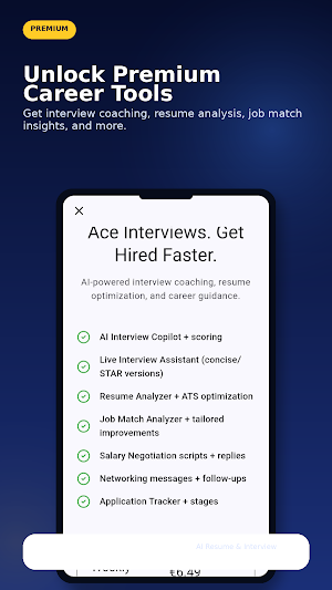HireMate AI Resume & Interview Screenshot 1