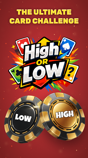 Card Rush: High or Low Screenshot 0