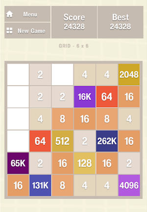 2048 Screenshot 1