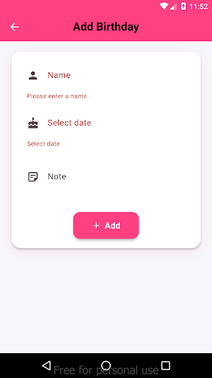 Birthday Reminder screenshot 7