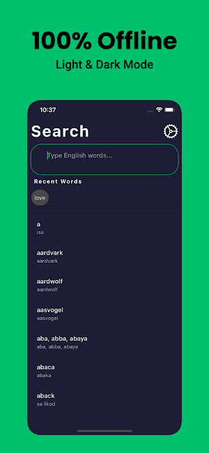 Tagalog Dictionary English Screenshot 1