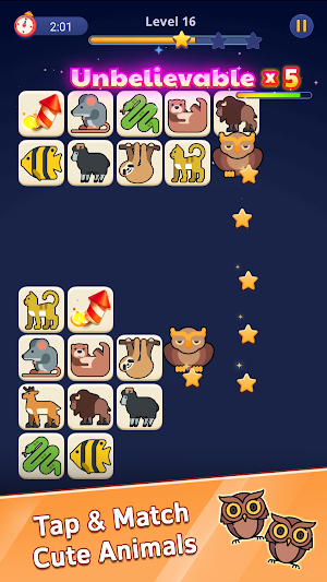 Animal Onet: Pets Tile Connect Screenshot 2