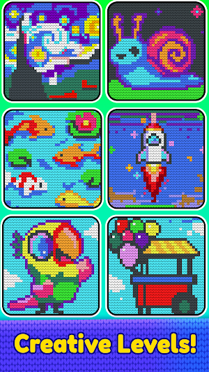 Wool Sort & Knit: Color Master Screenshot 2