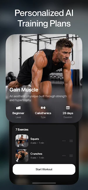 Gymtone - Gym Workout Planner Screenshot 1