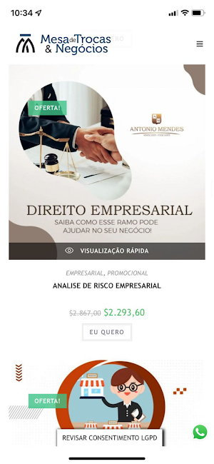 Mesa de Negocios Screenshot 2