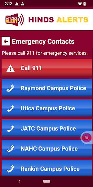 HINDS ALERT Screenshot 1
