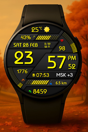Digital Minimal Watch Face Screenshot 3