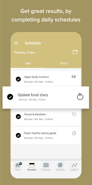DG Physique Online Coach Screenshot 2