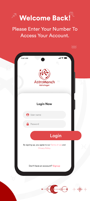 Login for Astrologer Screenshot 1