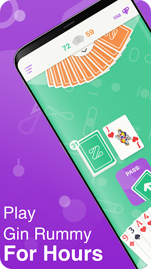 ZGA Gin Rummy Screenshot 1