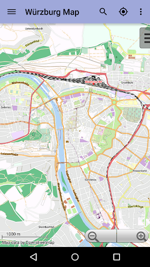 Würzburg Offline City Map Screenshot 1