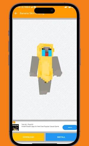 Banana Cat Skin for Minecraft Screenshot 0