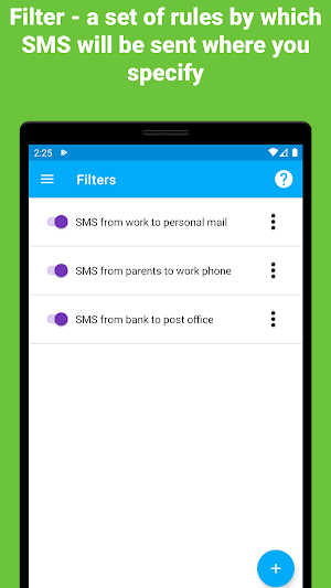 Automatically forward SMS to your PC/phone Screenshot 0