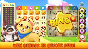 Bingo Pet Rescue - Free Offline Animal Garden Game Screenshot 3