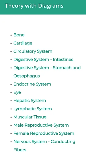 Histology: Slides,Identification Points and Theory Screenshot 1