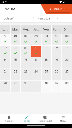 E-ZdeCaisse Screenshot 1