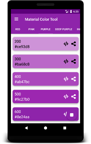 Material Color Tool Screenshot 1
