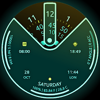 Holo Tron Digital Watch Face